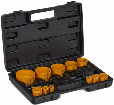 Produktbild von Lochsägen-Set für Holz und Metall, 17-teilig, 19-76 mm + Adapter KD10758