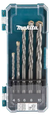 Immagine prodotto di Makita D-72877 Set di punte per muratura 4-10 mm