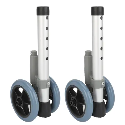 Produktbild von Walker Räder,Walker Füße Räder,Walker Räder mit Bremse Rad,Ersatz Walker Räder,Walker Füße Caster,Senioren Walker Räder