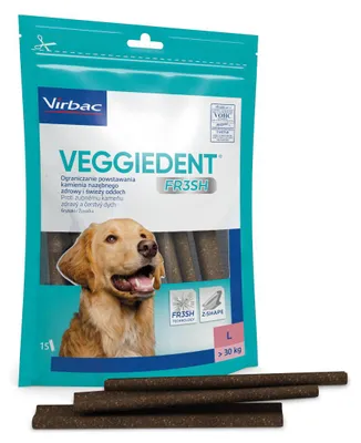 Produktbild von VIBRAC Veggiedent Fresh L - leckerli für hunde - 500g