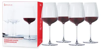 Obrázok produktu pre Spiegelau Willsberger Anniversary, pohár na červené víno, Sklo, Priehľadná, Bordó víno, Vymazať, Nemecko