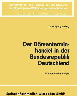 Produktbild von Der Börsenterminhandel in der Bundesrepublik Deutschland