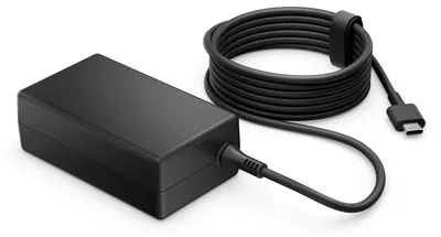 Productafbeelding van HP 65W GaN USB-C oplader, AC naar DC, ondersteunt tot 65W opladen, voor zakelijk gebruik, 0 - 35 °C, -20 - 85 °C, 20 - 95% luchtvochtigheid