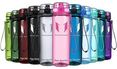 Produktbild von Trinkflasche Tritan BPA-frei 750 ml Glossy Rosa