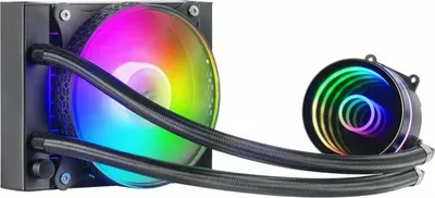 Produktbild von Mars Gaming MLONE120, All-in-One-Flüssigkeitskühler, 12 cm, Schwarz
