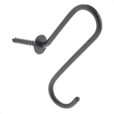 Produktbild von WAGNER hooks4home Wandhaken RETRO - 105 x 70 x 35 mm, beschichteter Stahl schwarz matt - 17043121