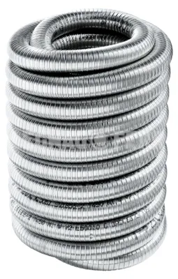 Produktbild von Flexibler, doppelwandiger Stahlrohr aus Edelstahl, 100