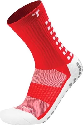 Produktbild von Trusox Mid-Calf Cushion Crew 3.0 Gripsocken - Rot  | Größe: 39-43,5