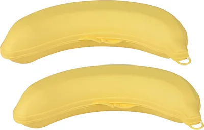 Produktbild von Bananendose - 2er Set - Bananenbox Bananentransport - 2 er Set - Kunststoff 100% BPA frei