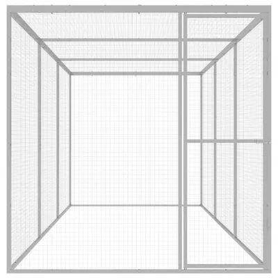 Immagine prodotto di Gabbia per gatti 4,5x1,5x1,5 m Acciaio zincato