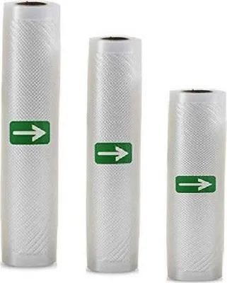Produktbild von 3er Set Vakuumbeutel, 7-Schicht PA+PE Frischhaltebeutel, wiederverwendbar & lebensmittelecht