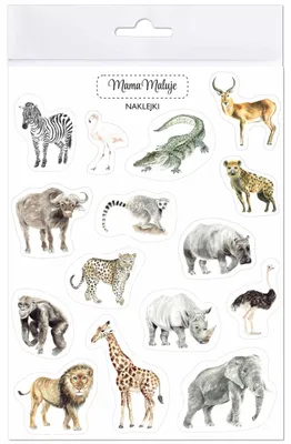 Image de Autocollants animaux africains