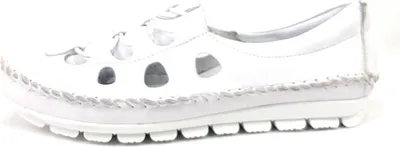 Image de Gemini : Mocassins pour femmes, modèle décontracté, en cuir blanc, avec semelles intérieures amovibles