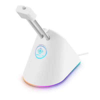 Produktbild von Deltaco Gaming Maus Kabelhalter RGB weiß