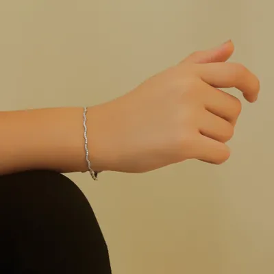Produktbild von 1,20 Carat Diamant Tennis Armband 14 Karat Weißgold