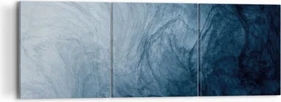 Produktbild von Bild auf Leinwand - Leinwandbild - 3 Teile - Wasser Blau Farbe - 120x40cm - Wand Bild - Wanddeko - Wandbilder - Leinwanddruck - Bilder - Wanddekoration - Leinwand bilder - Wandbild - CA120x40-5106