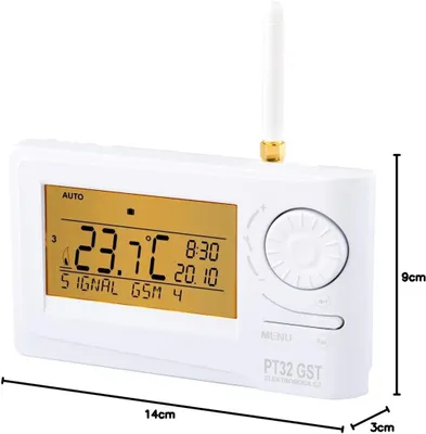 Immagine prodotto di PT32: Termostato digitale per ambienti con modulo GSM