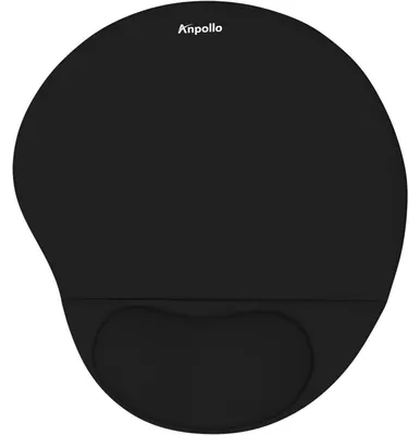 Produktbild von Ergonomisches Gel-Mauspad mit Handballenauflage, Schwarz