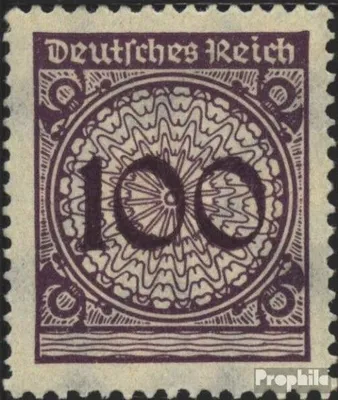 Produktbild von Briefmarken Deutsches Reich 1923 Mi 343 mit Falz Neue Wertziffer