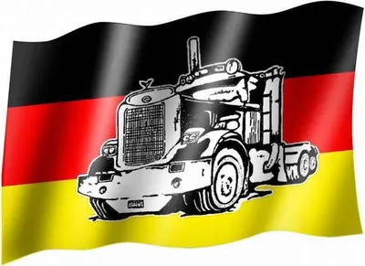Produktbild von Fahne - Deutschland LKW