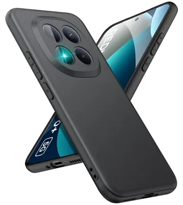 Obrázok produktu pre Silikónové puzdro pre Xiaomi Redmi Note 15 Pro Plus 5G Ochranné puzdro Matné čierne zadné kryty Mobilné telefóny