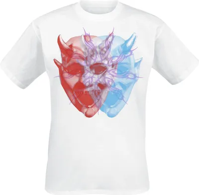Produktbild von Slipknot T-Shirt Herren Tour 2024 Devil weiß S