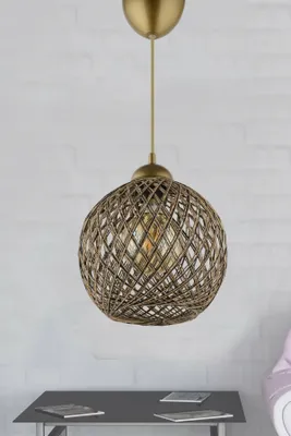 Produktbild von Opviq, DL169- DL169HMY, Schwarz,Gold, Kronleuchter, Metallkörper
