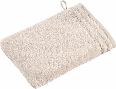 Produktbild von Vossen 114894 | Calypso Feeling Waschhandschuh / 22 x 16 cm - Farbe: Ivory - Größe: 22 x 16 cm