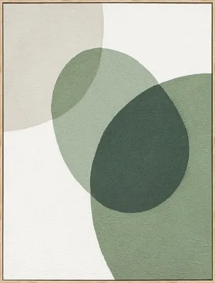 Produktbild von ArtUniverse Leinwandbild Green Dots I 80 x 100 cm