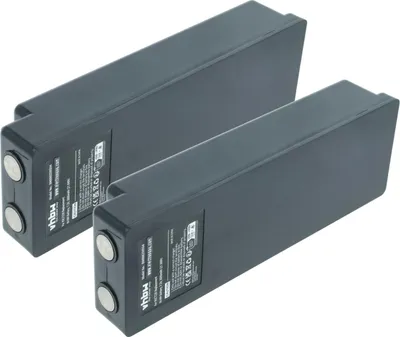 Produktbild von vhbw 2x Akku Ersatz für Palfinger 17162, 708031757, 16131, 1026, 13445 für Industrie-Funkfernsteuerung Fernbedienung (3000 mAh, 7,2 V, NiMH) - Schwarz