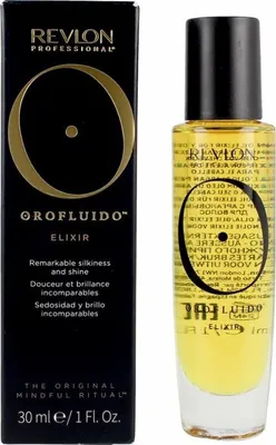 Produktbild von Revlon Orofluido Original Elixir, Haaröl, 30 ml, Frauen, Alle Haare, Ernährung, Glanz, Glättend, Weichmachend, Flasche