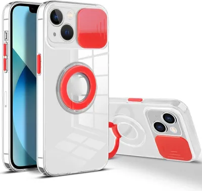 Produktbild von König Design Hülle kompatibel mit Apple iPhone 13 mini Kunststoff Soft Handyhülle - Handy Case Rot