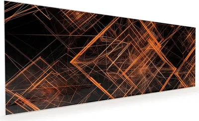Produktbild von Küchenrückwand Spritzschutz Glas mit Motiv Geometrisches Muster 40 x 40 cm