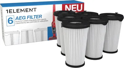 Productafbeelding van 6 filters voor AEG stofzuigers CX7, CX7-2 en QX8 – Accu-stofzuigers