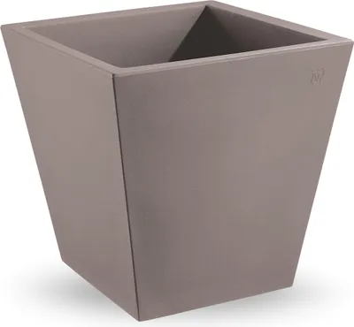 Obrázek produktu pro Květináč Cosmos Square Pot 45 cm béžový