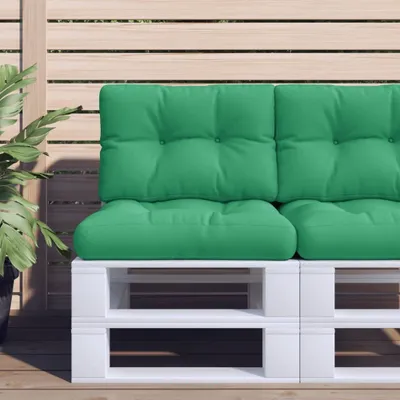 Produktbild von Design Palettenkissen 2-tlg. Grün Stoff, Klassische Sofas 2024 Neu