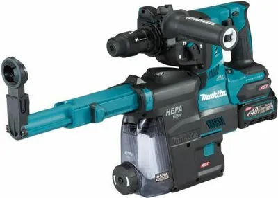 Zdjęcie produktu dla Makita HR004GM202, SDS Plus, Czarny, Zielony, Silnik bezszczotkowy, Przeładowanie, 2,8 cm, 980 RPM