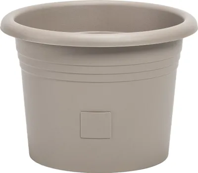 Obrázok produktu pre PLASTIA s.r.o. Samozavlažovací kvetináč Narza, sivý, priemer 35 cm