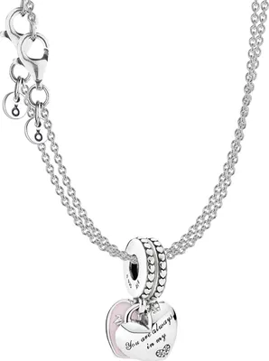 Pandora 28504 Damen-Kette Mutter & Tochter Herz Geschenkset Muttertag 1