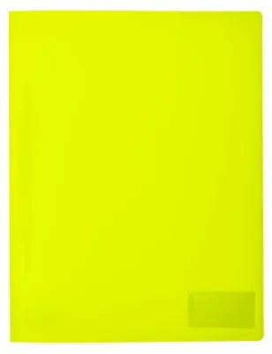 Productafbeelding van HERMA 19636 HERMA Schnellhefter Neon Kunststoff neon-gelb DIN A4