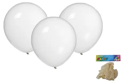 Produktbild von Aufblasbarer Ballon 30 cm – 10er-Set, transparent