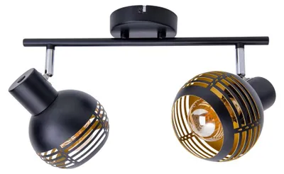 Zdjęcie produktu dla Lampa sufitowa, metal, czarny, L 36 cm