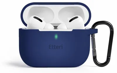 Immagine prodotto di Custodia in silicone Etteri per AirPods Pro 3 – blu scuro