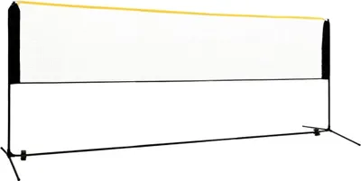 Obrázok produktu pre Nastaviteľná bedmintonová sieť 400x103x94-158 cm kov