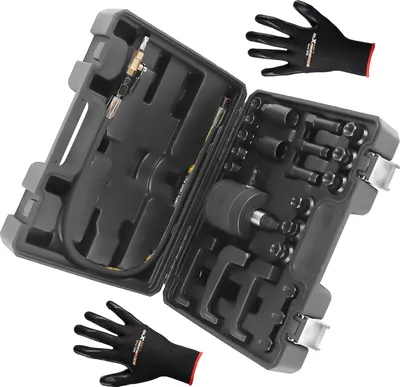 Produktbild von Pneumatischer Injektor Auszieher Satz Einspritzdüsenabzieher Diesel 19x Adapter