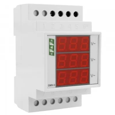 Obrázek produktu pro 3-fázový digitální ukazatel napětí DMV-3 F&F 1740