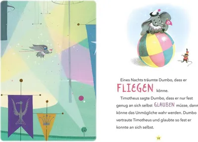 A book page with illustrations and text.