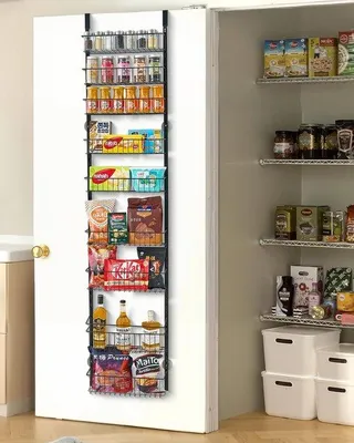 Produktbild von Famanu Hängeregal für die Tür mit 9 Fächern - Schwarz