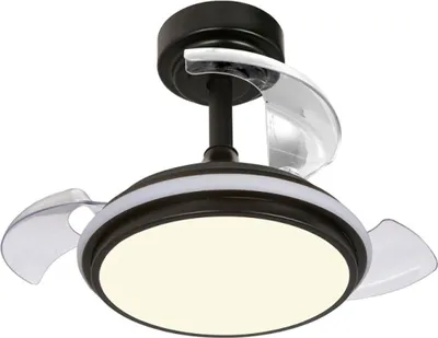 Produktbild von Deckenventilator CristalRecord Schwarz 35 W 1000 Lm (3000 K) (4000 K)