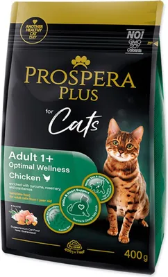 Image de Prospera Plus Adult 1+ Poulet Optimal Wellness 0,4kg